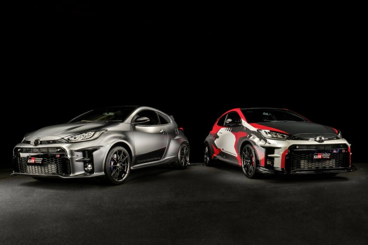 Toyota посвятила GR Yaris чемпионам WRC
