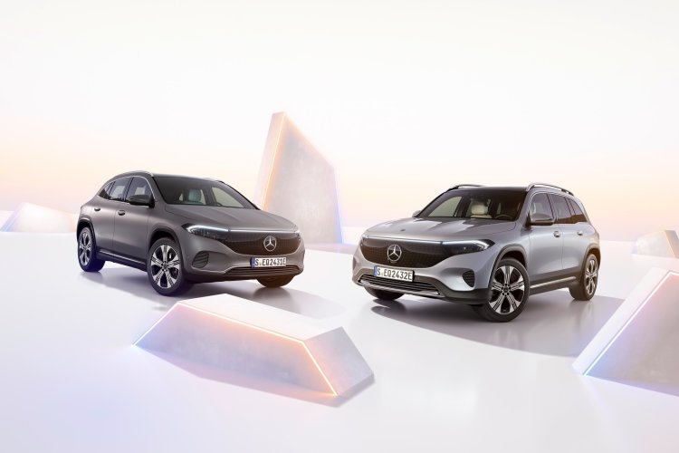 Обновлённые Mercedes-Benz EQA и EQB: увеличенная дальнобойность и более свежий дизайн