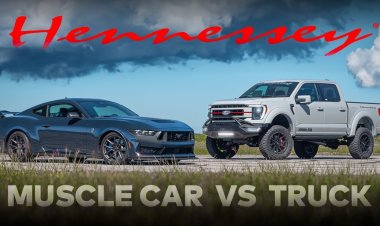 Блогеры устроили битву нового Ford Mustang Dark Horse и доработанного Ford F-150