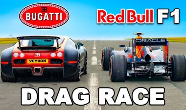 Блогеры устроили битву Red Bull RB7 против Bugatti Veyron и Porsche 918 Spyder