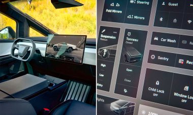 Для Tesla Cybertruck разработали уникальную медиасистему: первые фото