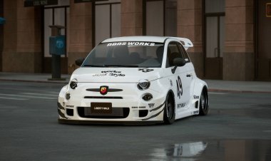 Японские тюнеры представили безумный хэтчбек Abarth 595