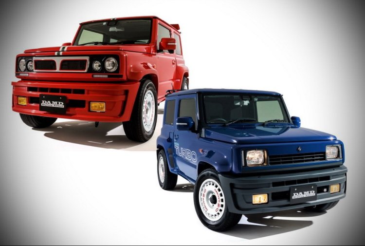 В Японии стилизовали Suzuki Jimny под легенды Renault и Lancia