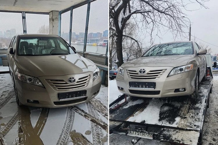В России выставили на продажу новую Toyota Camry XV40: цена удивила