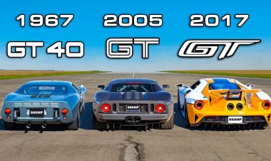 Блогеры устроили сражение сразу трех поколений суперкара Ford GT