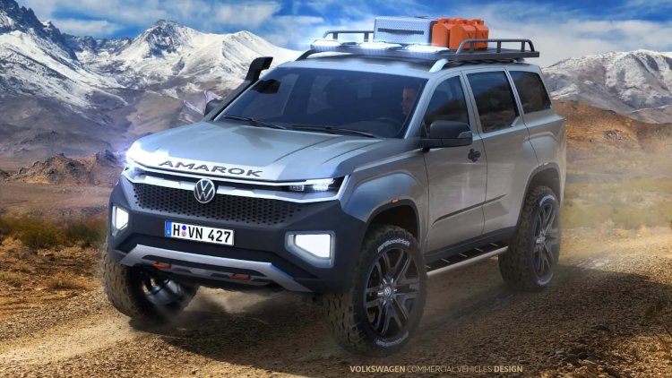 Компания Volkswagen показала изображение внедорожника Amarok, который так и не выпустила