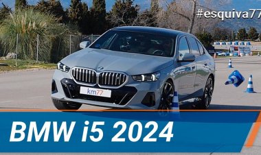 Электроседан BMW i5 на «лосином тесте» оказался хуже баварского кроссовера XM