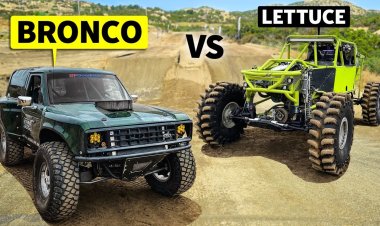 Гоночный багги и доработанный Ford Bronco устроили безумную дуэль на бездорожье