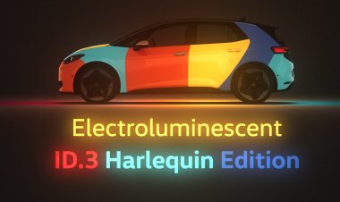 Компания Volkswagen представила уникальный ID.3 Harlekin Edition