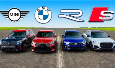 Четыре «заряженных» компактных кроссовера сразились в дрэг-рейсинге