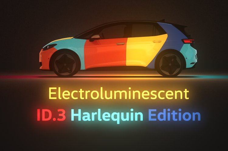Компания Volkswagen представила уникальный ID.3 Harlekin Edition
