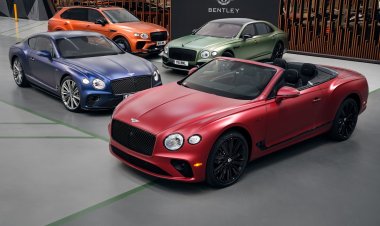 Компания Bentley представила модную матовую краску для своих моделей