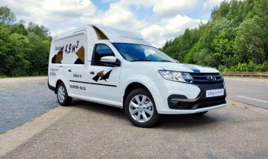 Из Lada Largus сделали санкционно-устойчивый фургон с пневмоподвеской