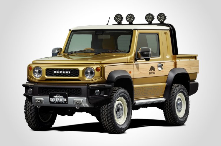 Семейство Suzuki Jimny пополнится гибридом и двухдверным пикапом