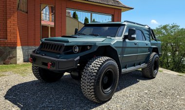 Чеченская семья построила самодельный внедорожник из ГАЗ-66