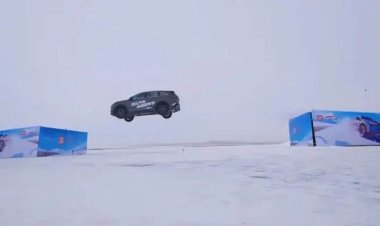 Changan CS75 Plus занесли в книгу рекордов после прыжка на 21 метр с рампы