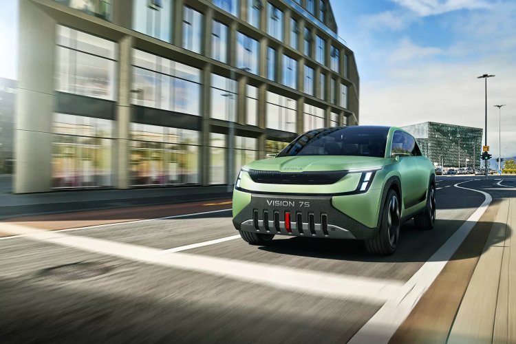 Skoda назовёт семиместный электрокар именем Peaq