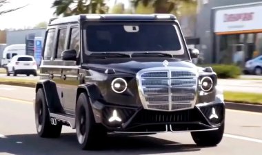 Россиянин превратил Mercedes-Benz G63 в монстра с гигантской решеткой радиатора